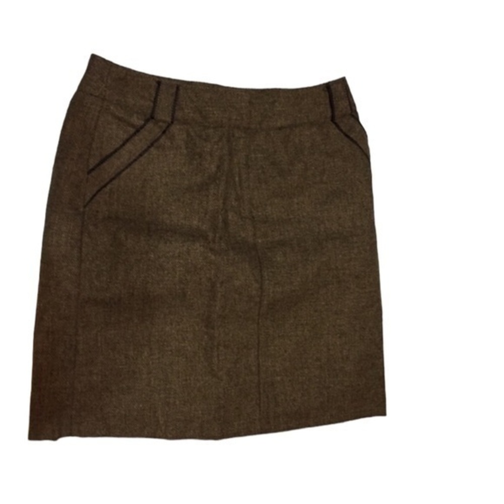 Contemporary Edge Wool Skirt